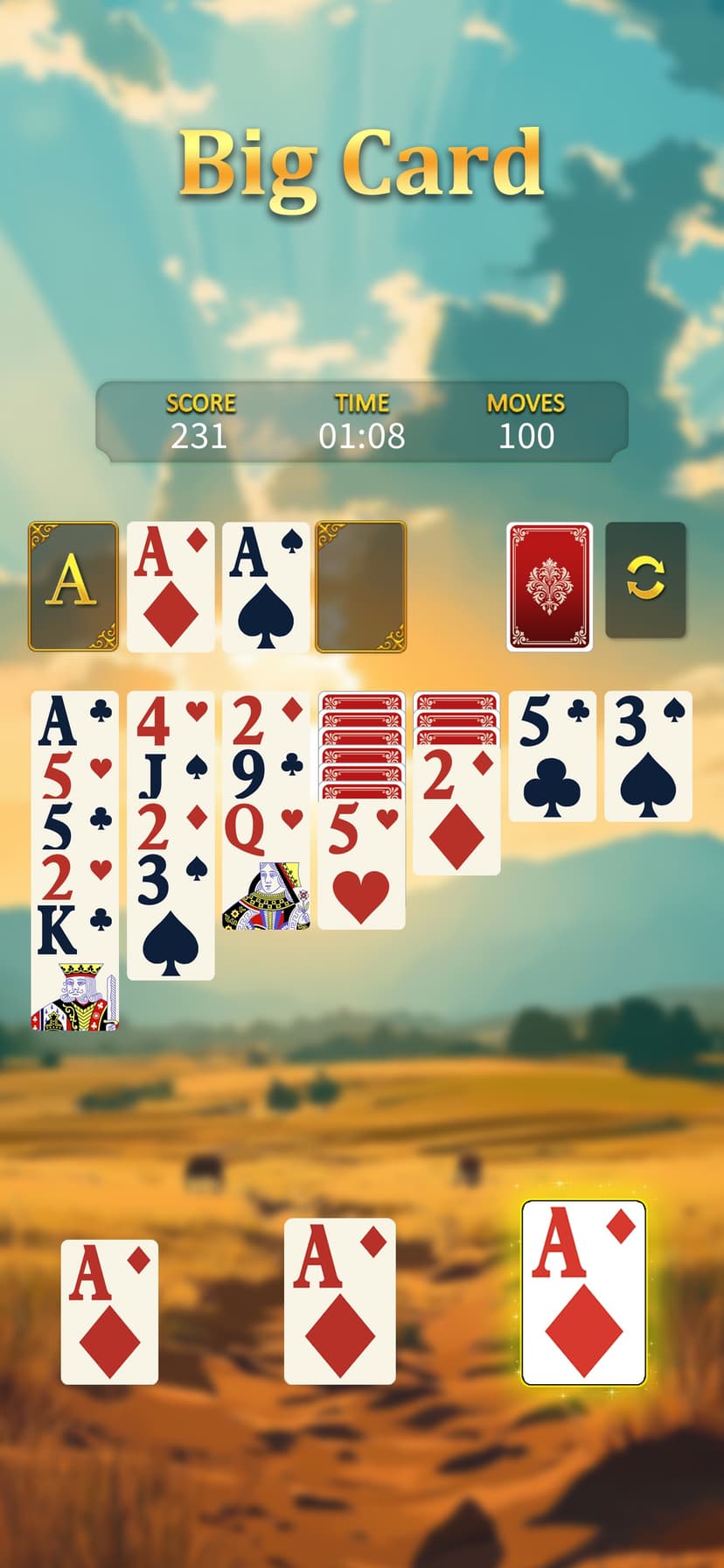 Solitaire Cozy - Big Card screenshot 2 - screenshot