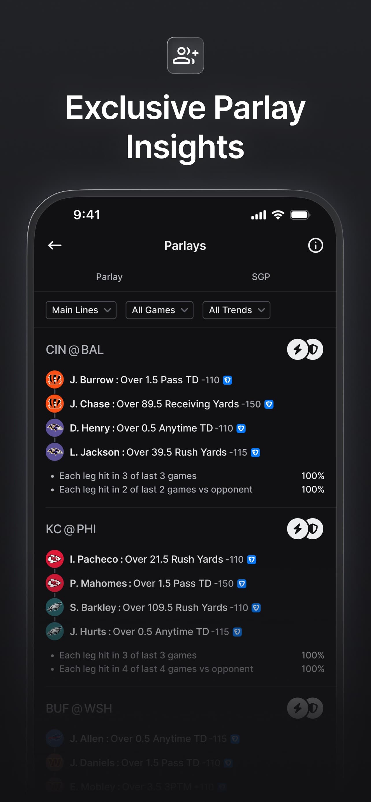 Linemate: Find Your Next Bet screenshot 4 - screenshot