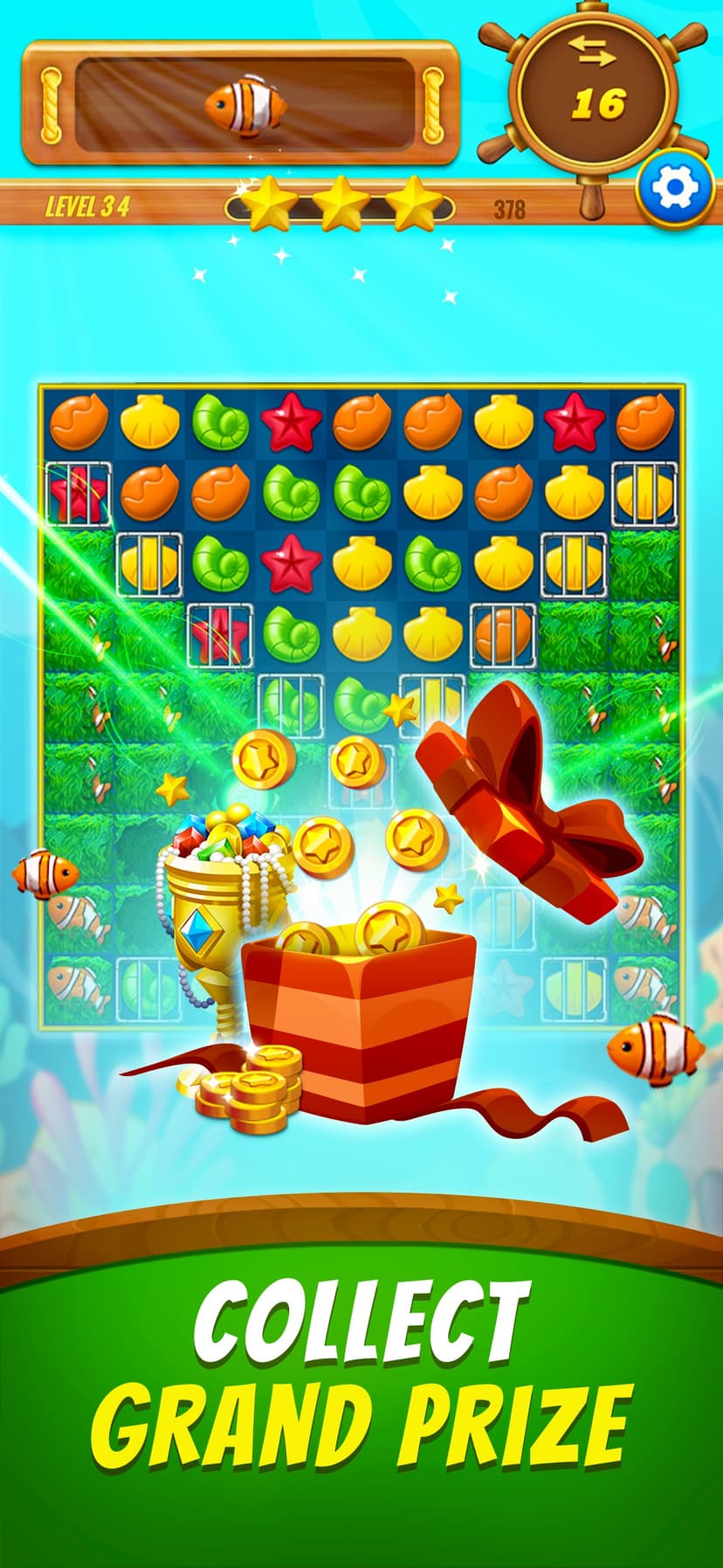Marine Jewels – Match 3 Games screenshot 2 - screenshot