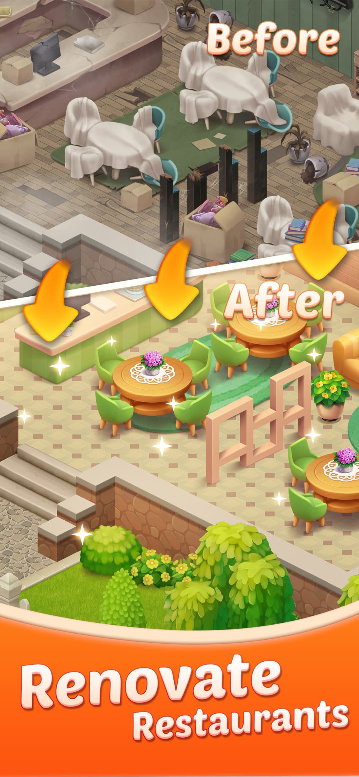 Merge Cafe – Merge game chef screenshot 5 - screenshot