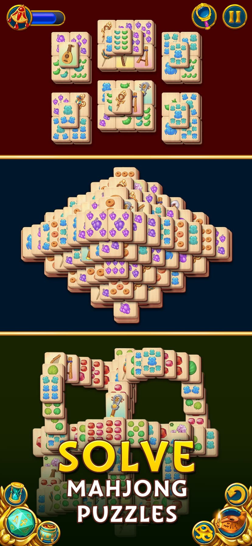 Pyramid of Mahjong: Tile Game screenshot 3 - screenshot