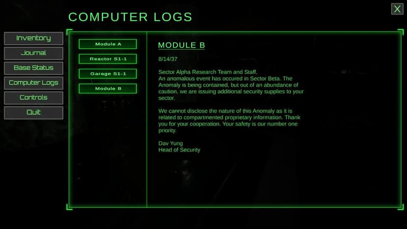 Null - screenshot