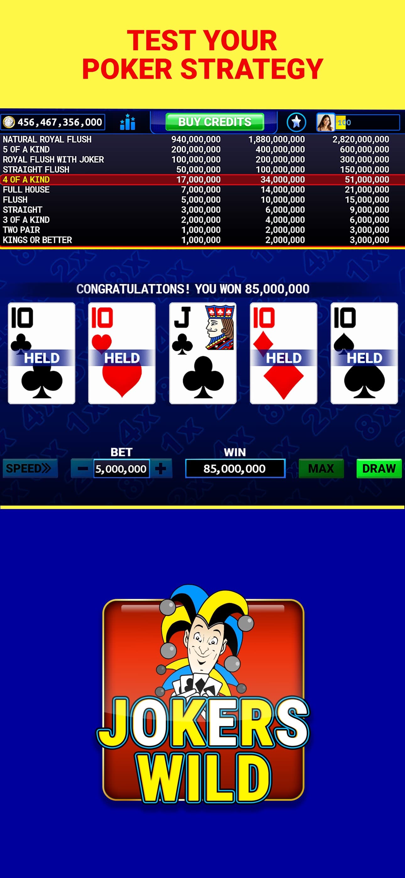 Multi-Play Video Poker ™ screenshot 4 - screenshot