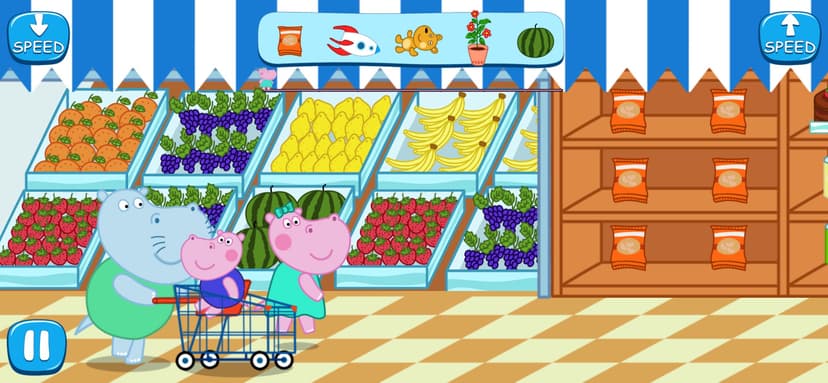 Funny Supermarket game screenshot 1 - screenshot