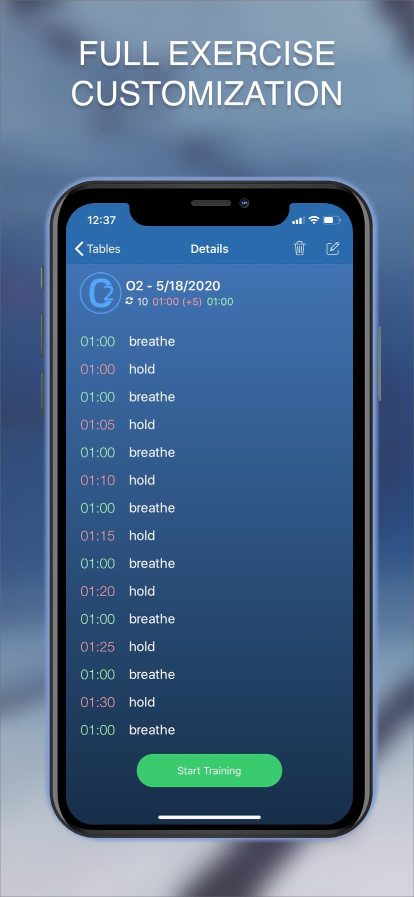STAmina Apnea Trainer screenshot 4 - screenshot