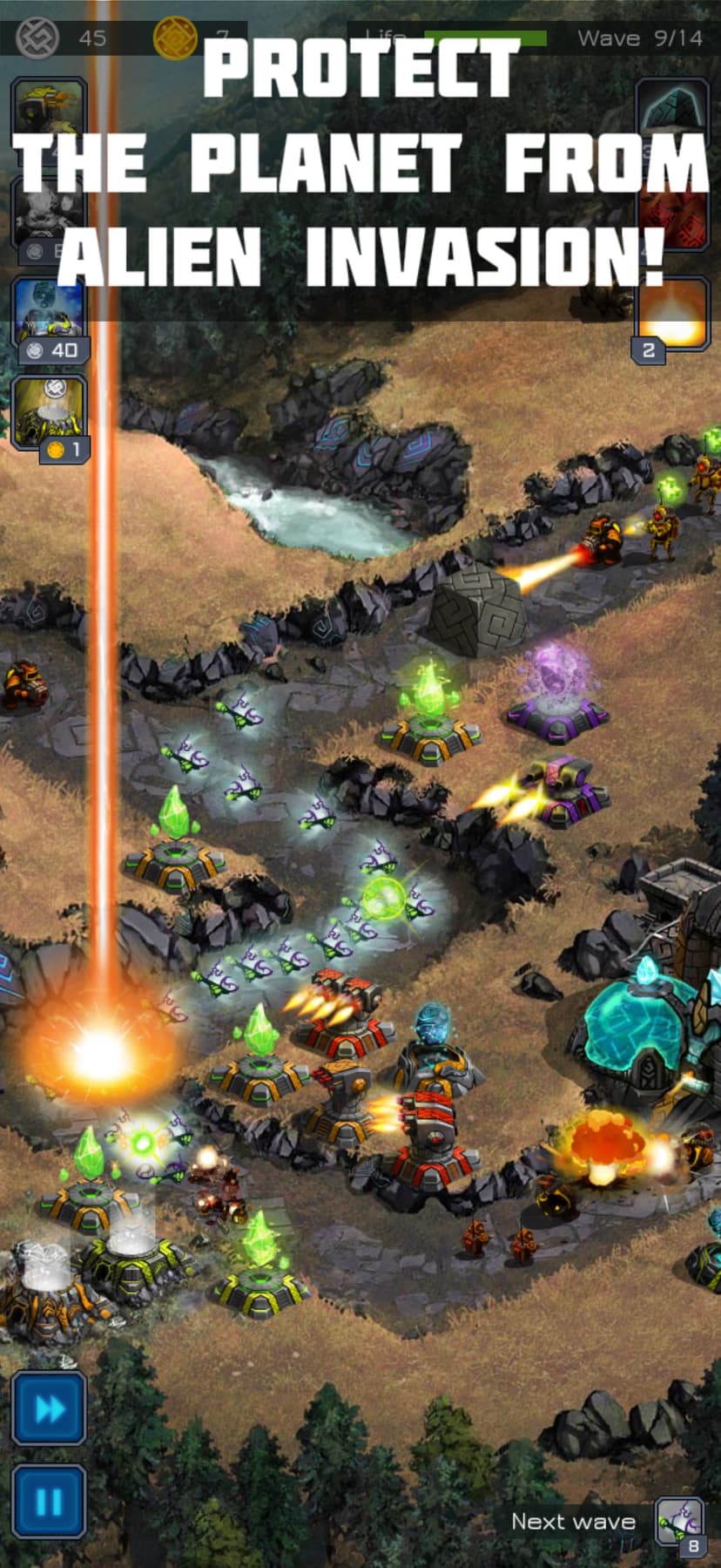 Ancient Planet Tower Defense screenshot 3 - screenshot