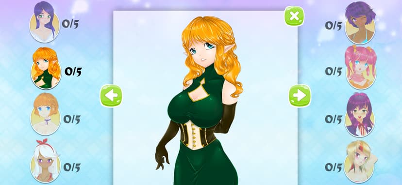 Mahjong Pretty Manga Girls screenshot 3 - screenshot