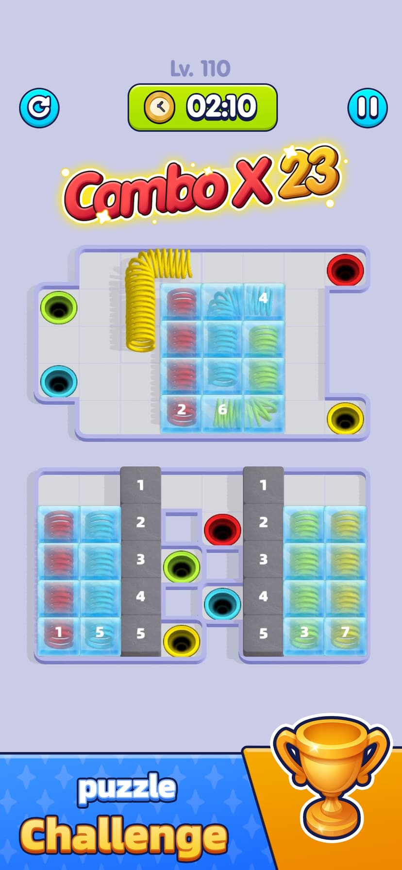 Spring Slide - Color Sort Game screenshot 5 - screenshot