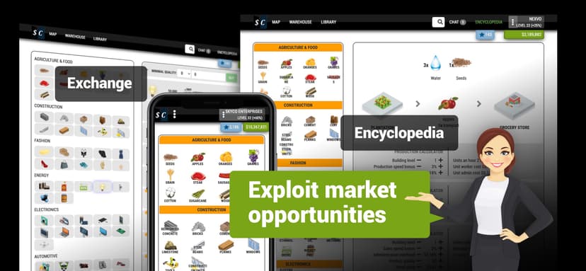 Sim Companies: MMO Tycoon screenshot 3 - screenshot