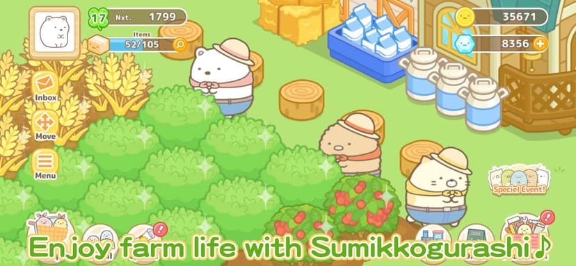 Sumikkogurashi Farm farm game screenshot 5 - screenshot