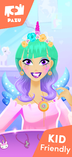 Makeup girls unicorn dress up screenshot 3 - screenshot