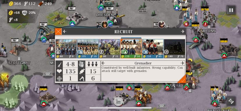 European War 4: Napoleon screenshot 2 - screenshot