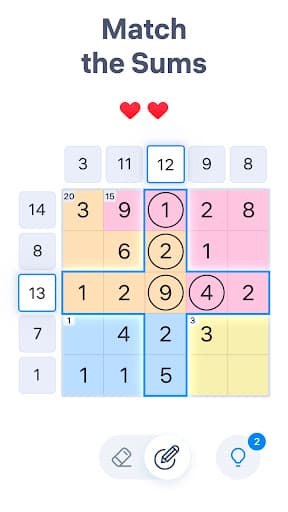 Number Sums - Numbers Game screenshot 1 - screenshot