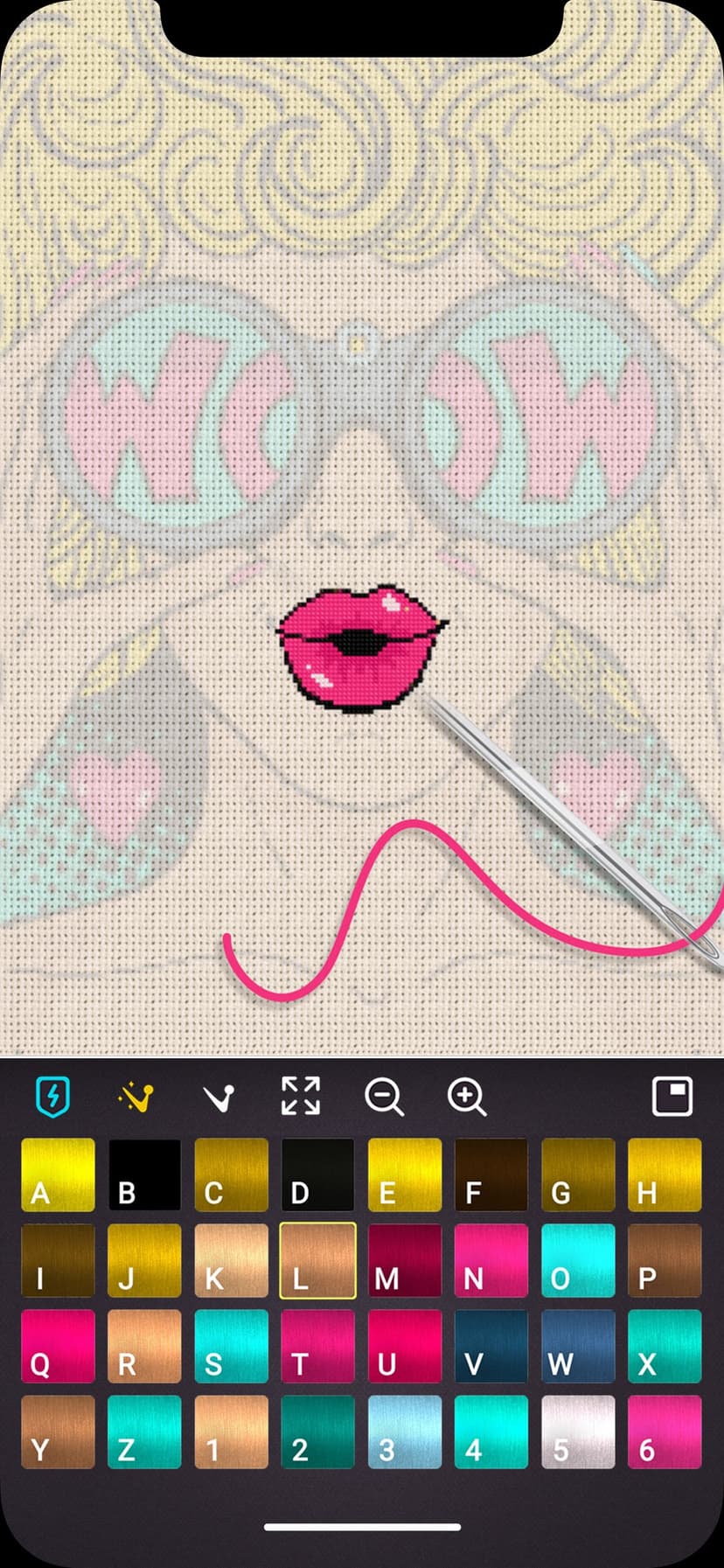 Cross-Stitch: Color by Number screenshot 2 - screenshot