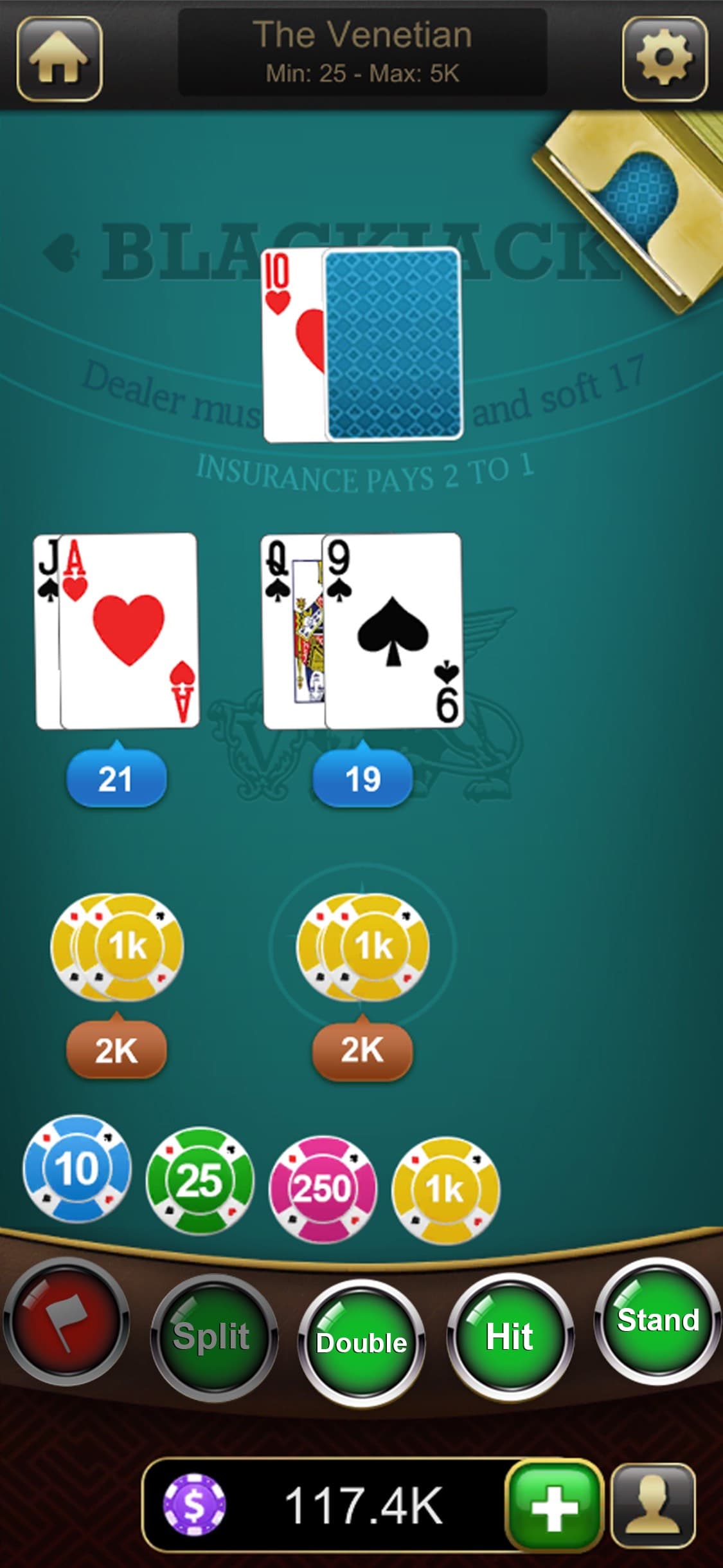 Blackjack Classic - Card Game screenshot 4 - screenshot
