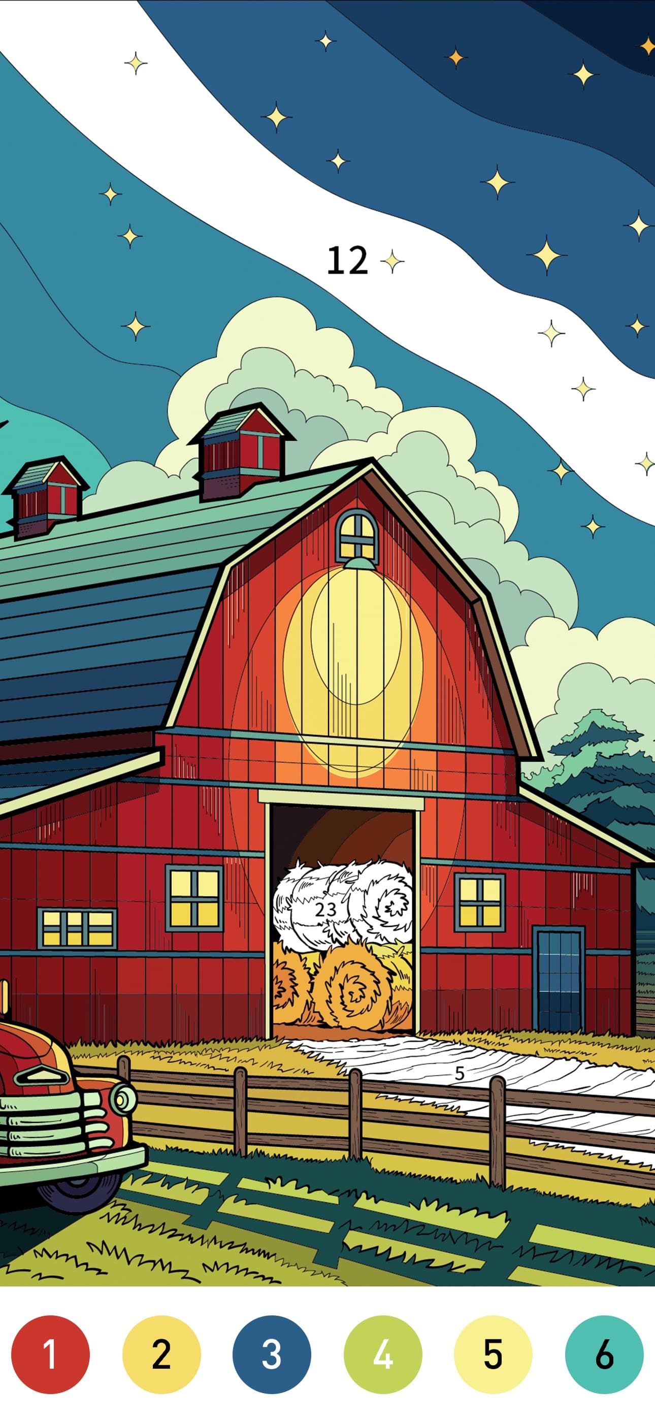 Nostalgia Color by number game screenshot 2 - screenshot
