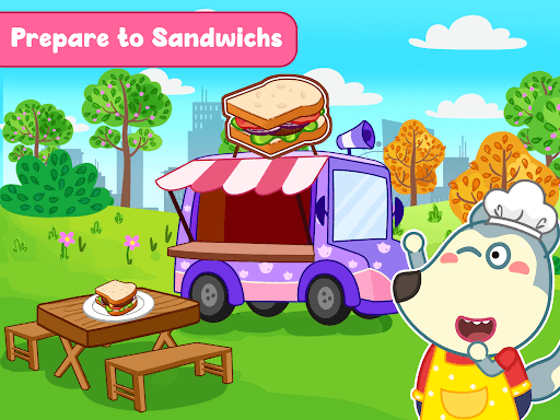 Wolfoo Cooking Game - Sandwich screenshot 13 - screenshot