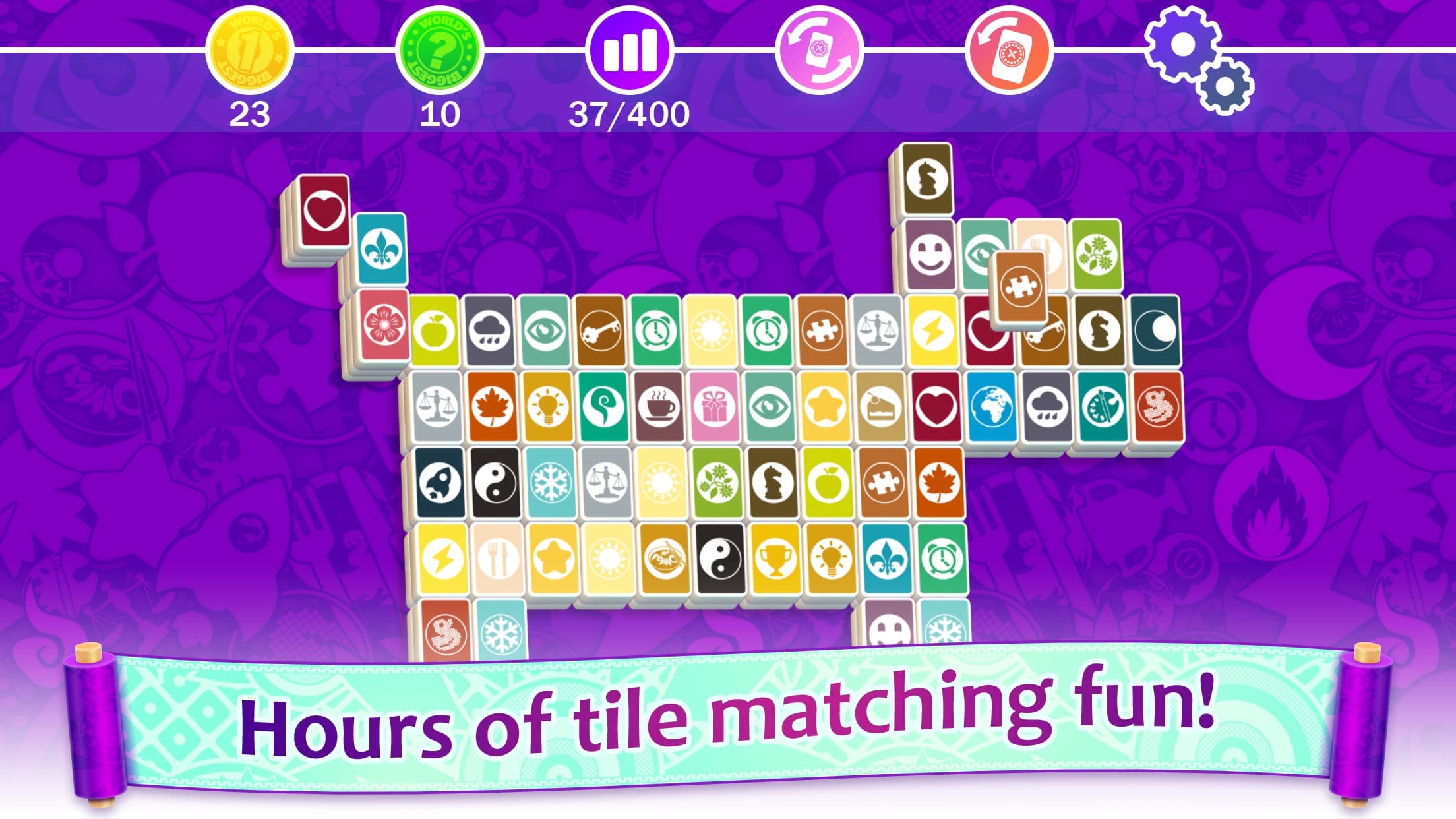 Mahjong : World's Biggest Mahjongg Solitaire screenshot 2 - screenshot