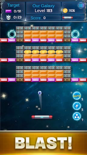 Brick Breaker : Space Outlaw screenshot 4 - screenshot