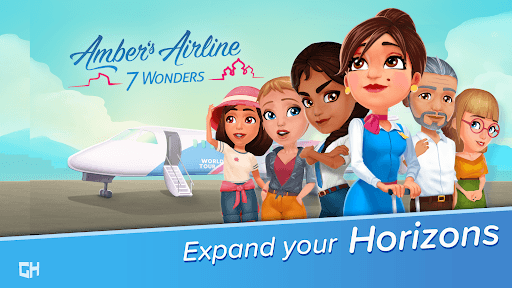 Amber's Airline - 7 Wonders screenshot 1 - screenshot