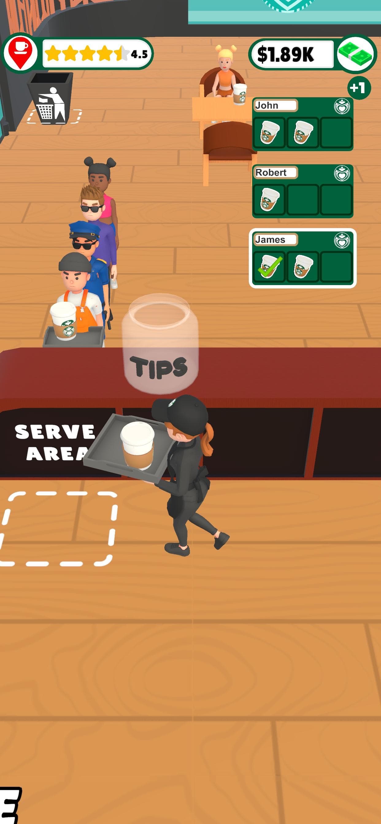 Coffee Shop Idle screenshot 1 - screenshot