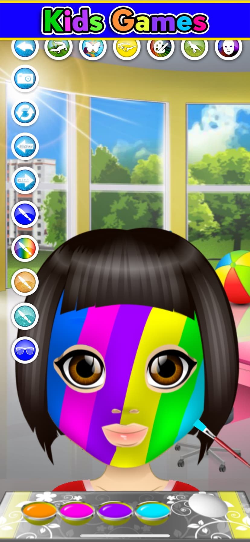 Kids Face Paint: Coloring Game screenshot 1 - screenshot