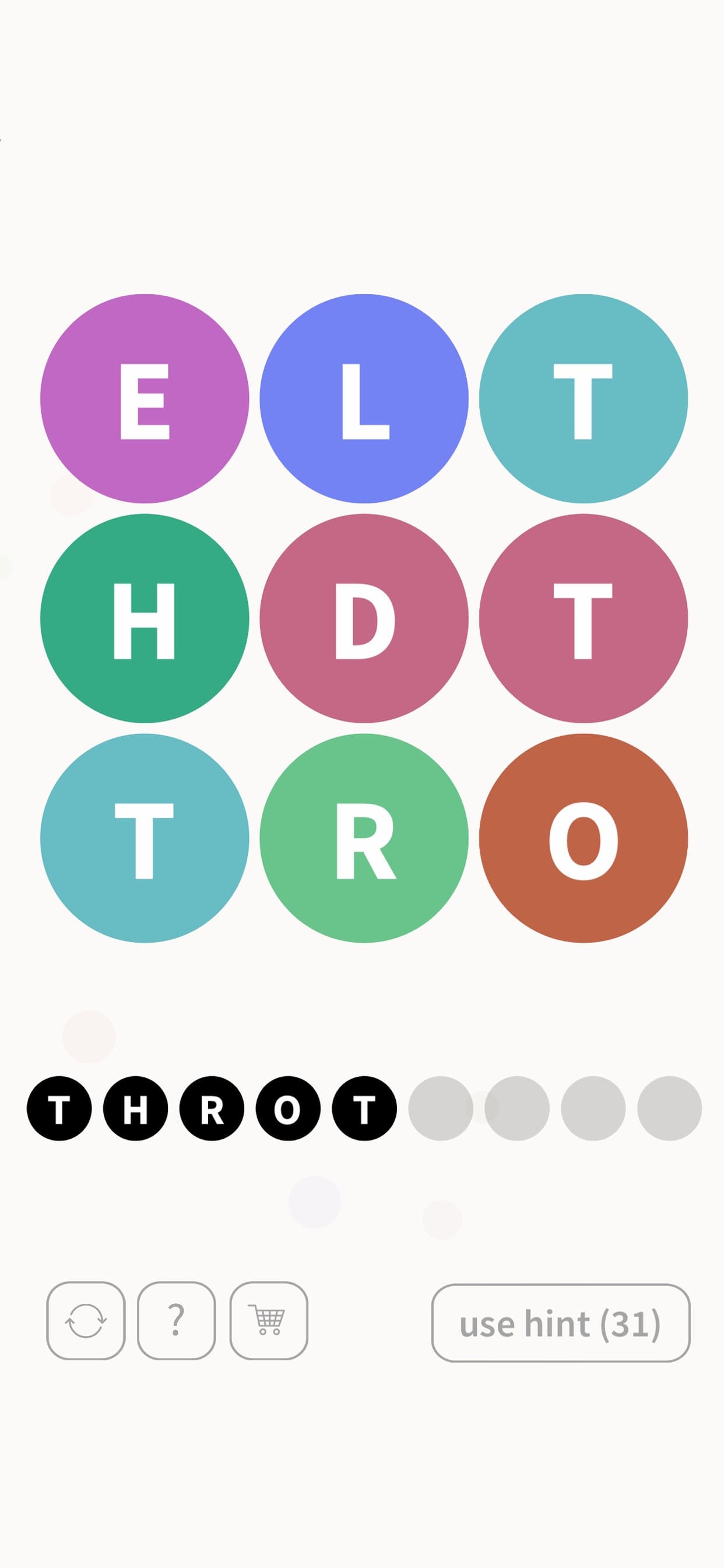 WordBubbles! screenshot 3 - screenshot