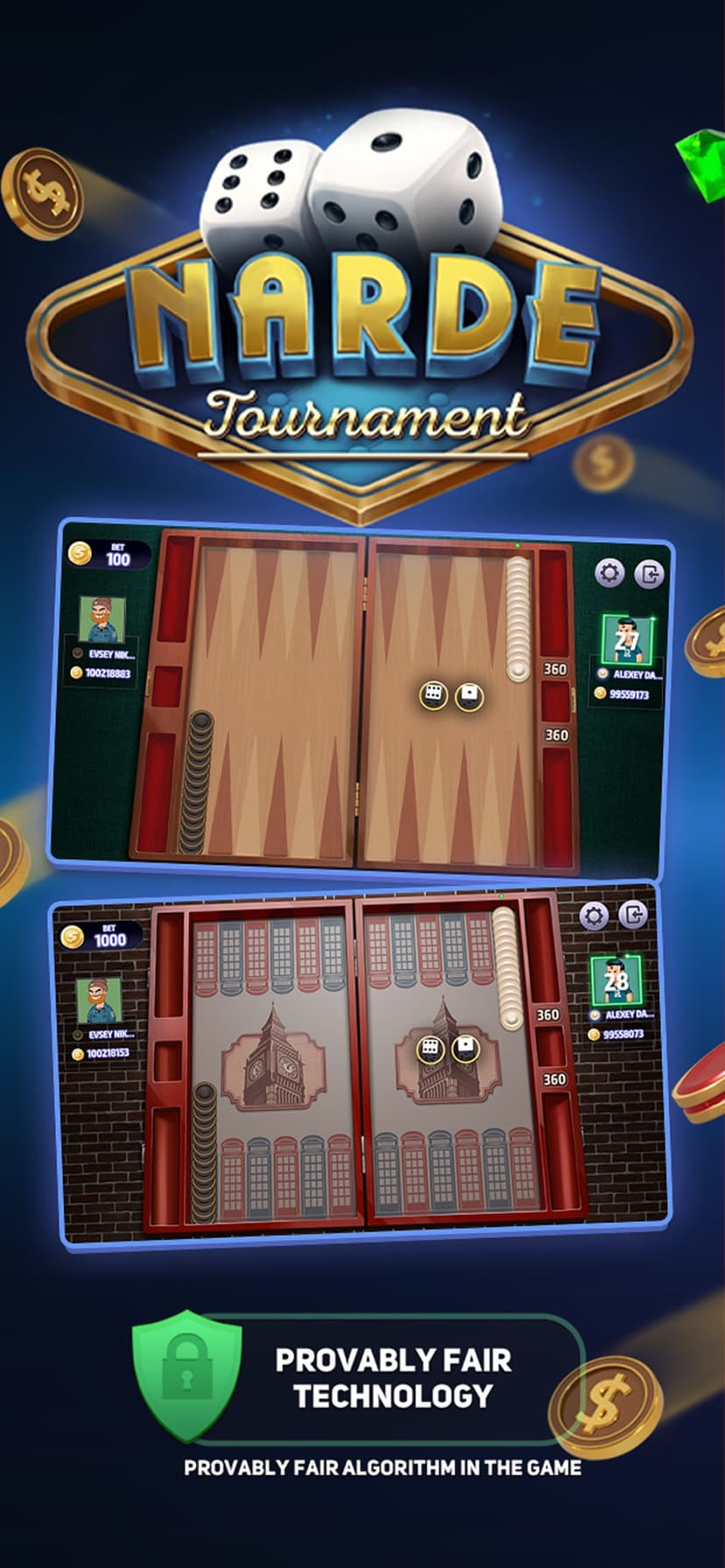 Narde Tournament screenshot 1 - screenshot