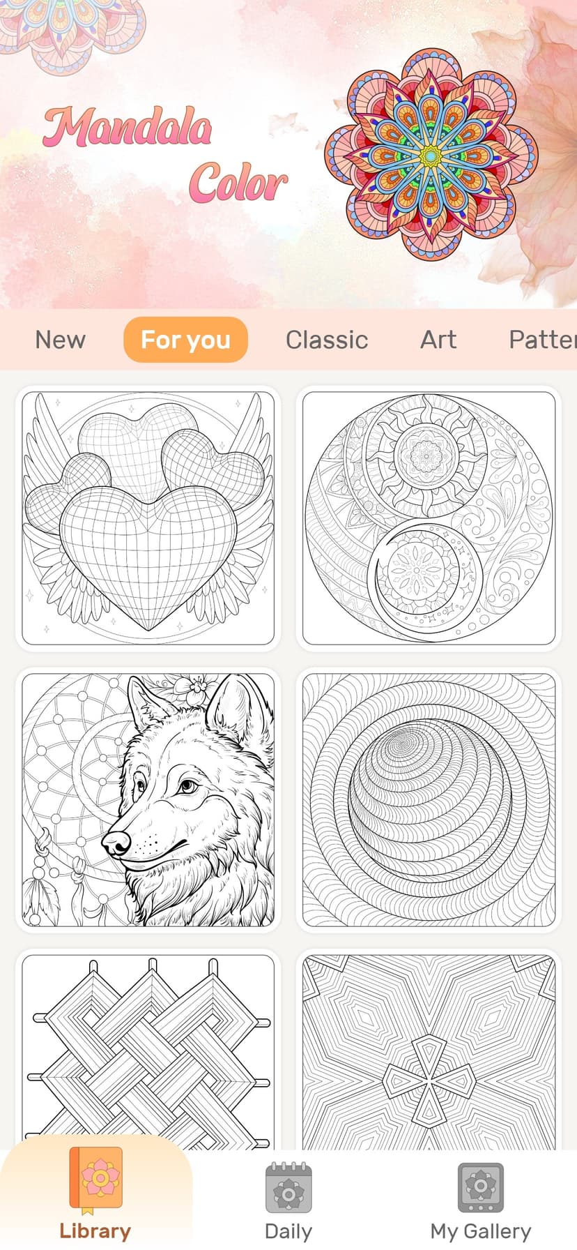 Mandala Coloring Book Game screenshot 5 - screenshot