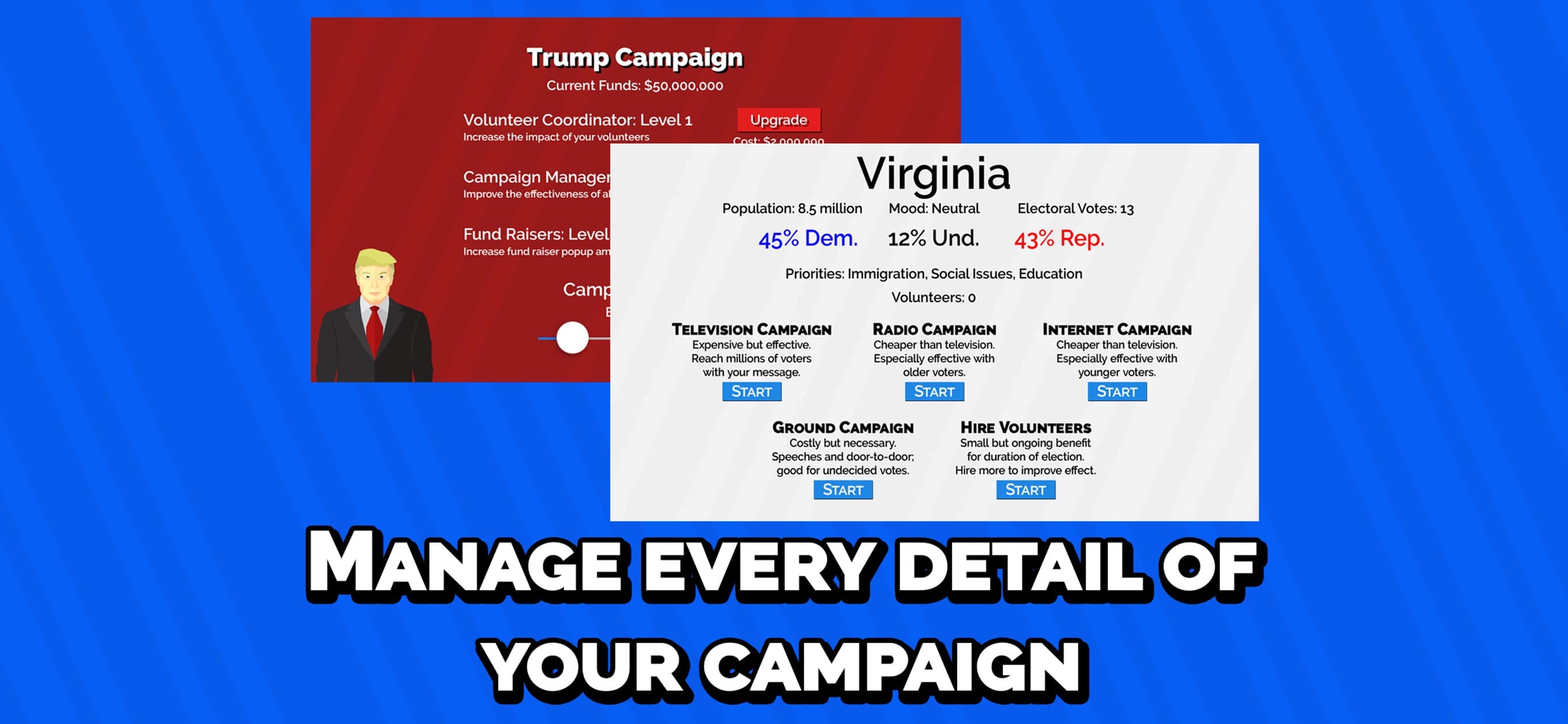 Campaign Manager Election Game screenshot 4 - screenshot