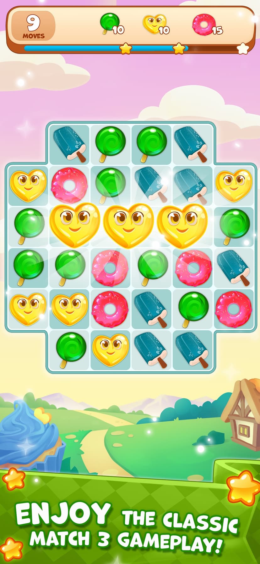 Candy Valley - Match 3 Puzzle screenshot 3 - screenshot