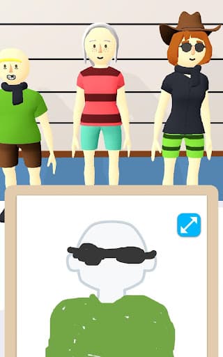 Line Up: Draw the Criminal screenshot 6 - screenshot