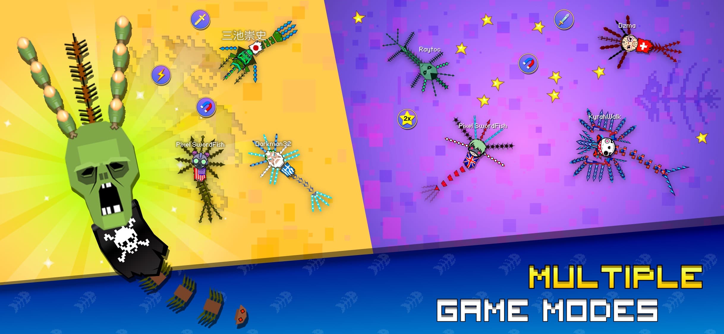 Pixel Sword Fish io screenshot 2 - screenshot