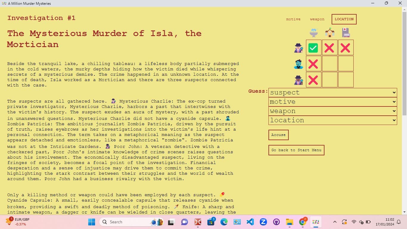 Null - screenshot