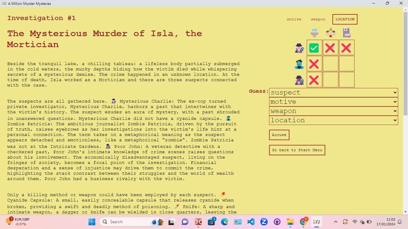 Null - screenshot