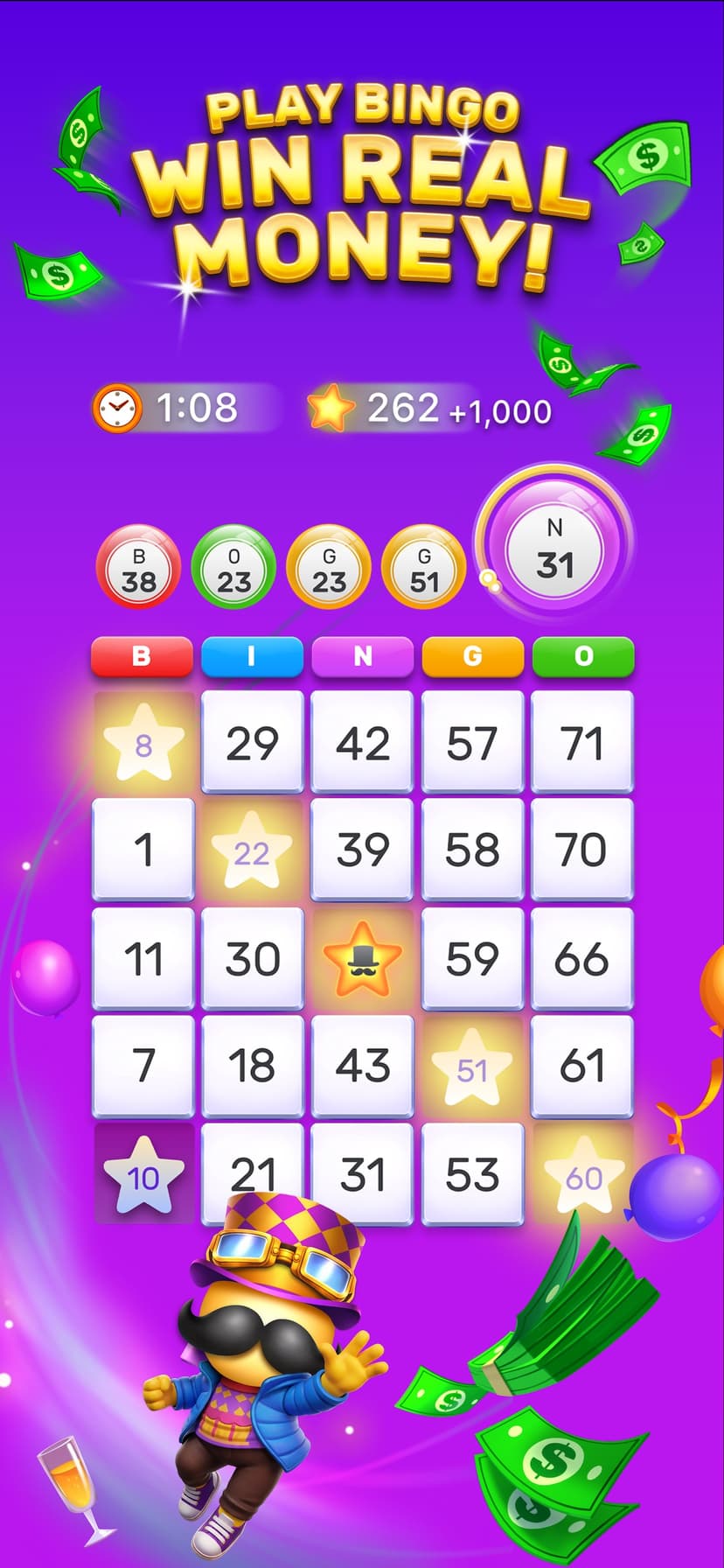 Bingo Stars - Win Real Money screenshot 1 - screenshot