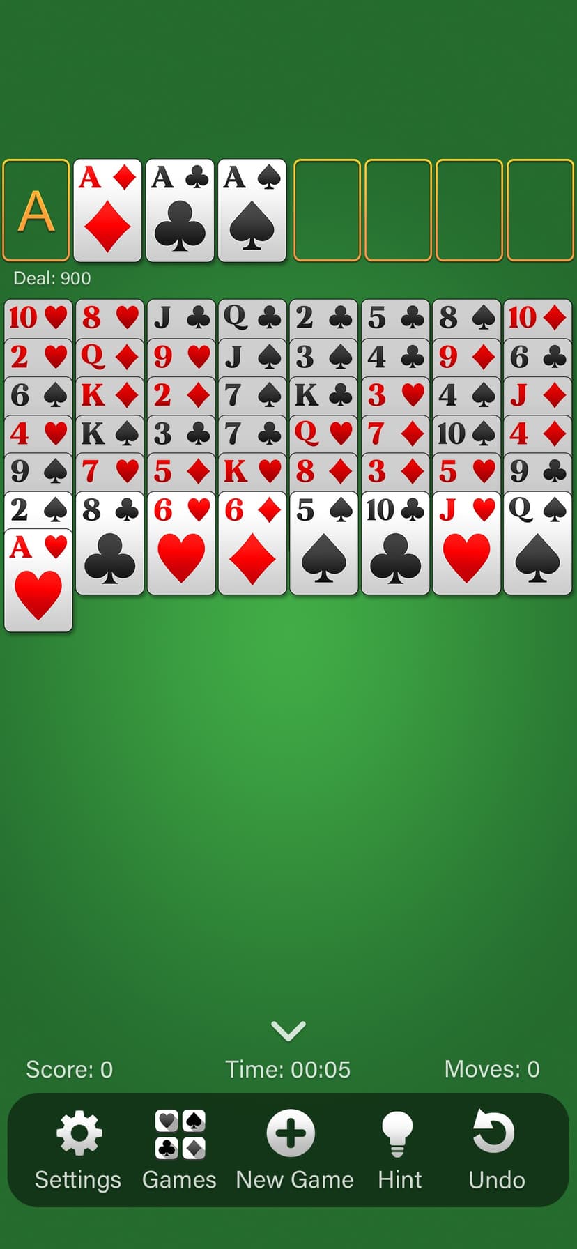 FreeCell Solitaire (Classic) screenshot 2 - screenshot