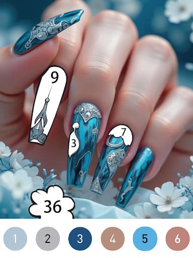 Gown Color by Number Book screenshot 13 - screenshot