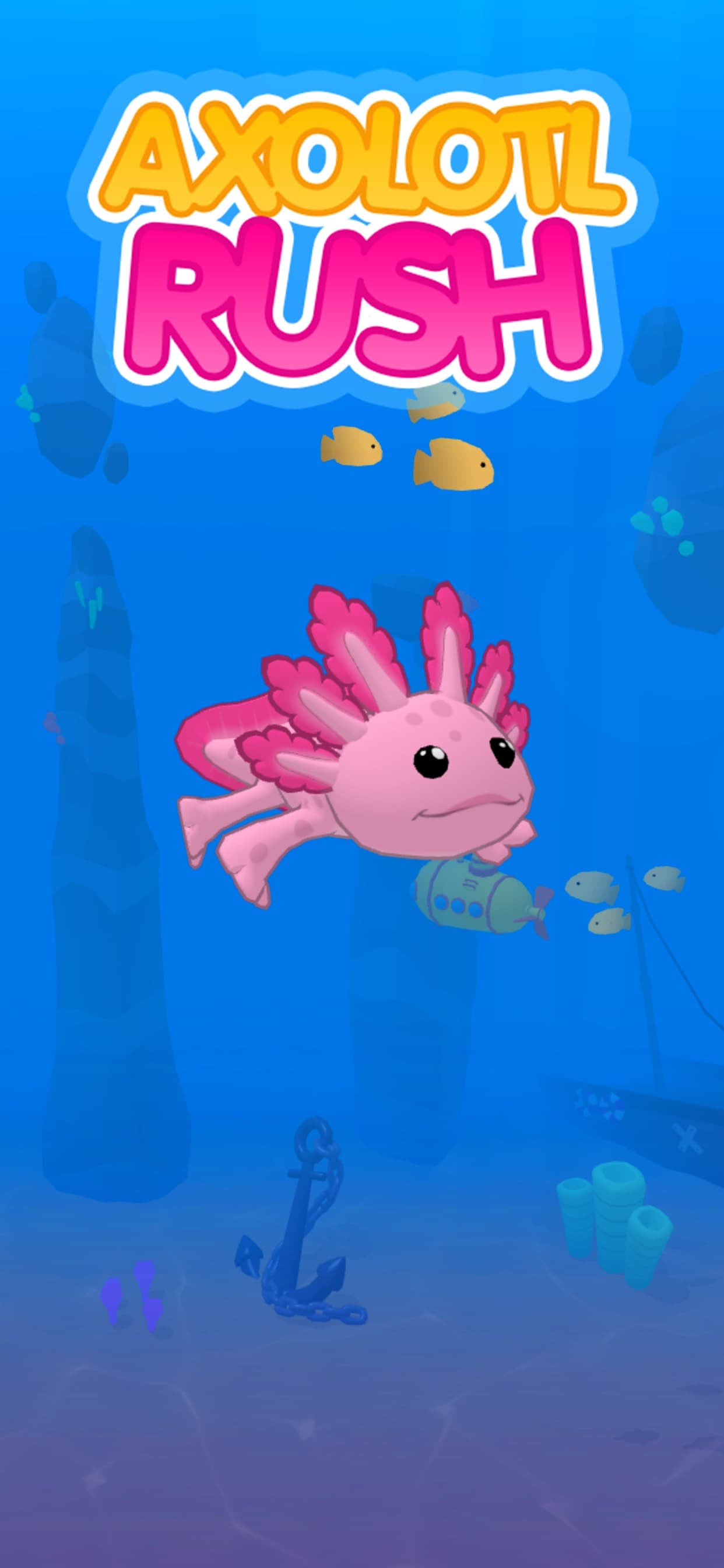Axolotl Rush screenshot 1 - screenshot