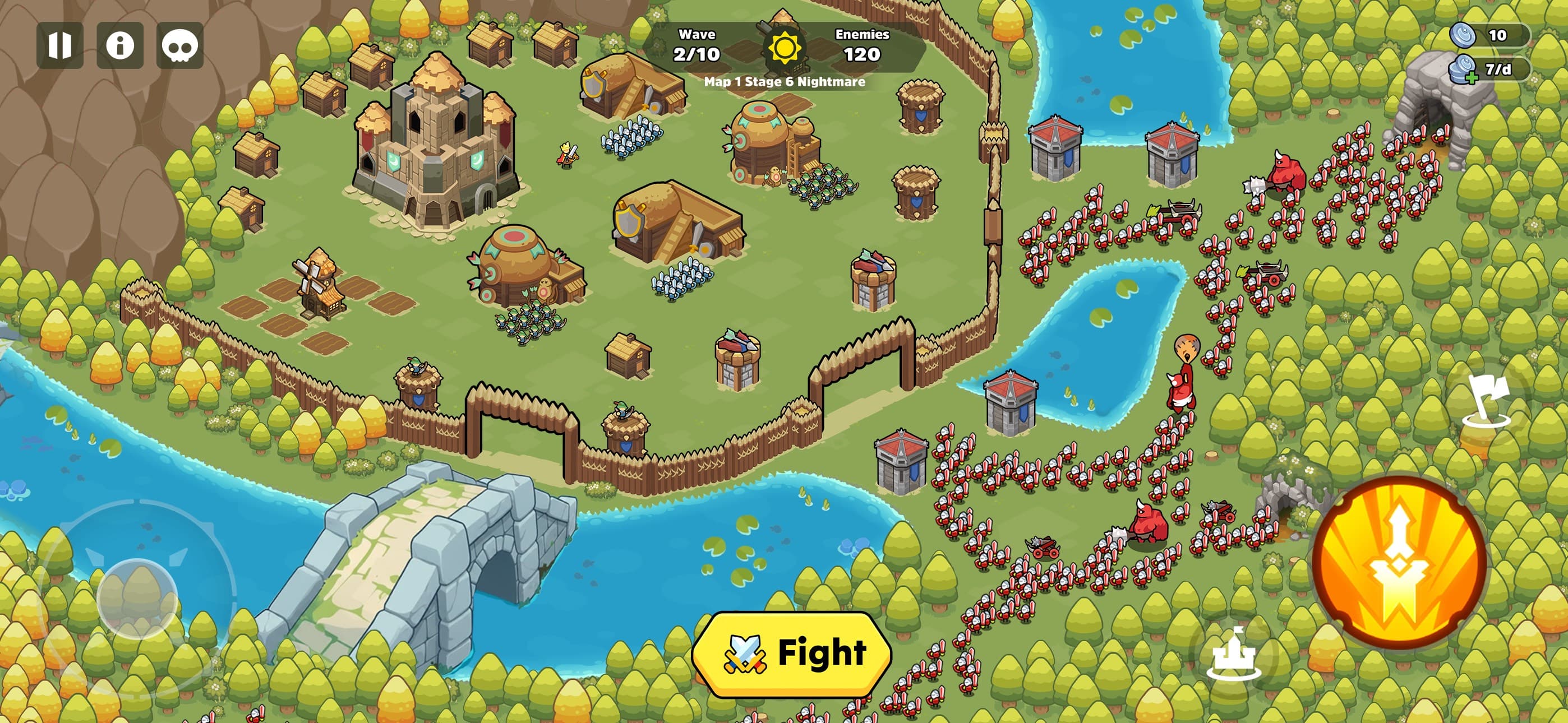 Nightfall: Kingdom Frontier TD screenshot 1 - screenshot