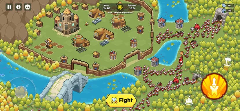 Nightfall: Kingdom Frontier TD screenshot 1 - screenshot