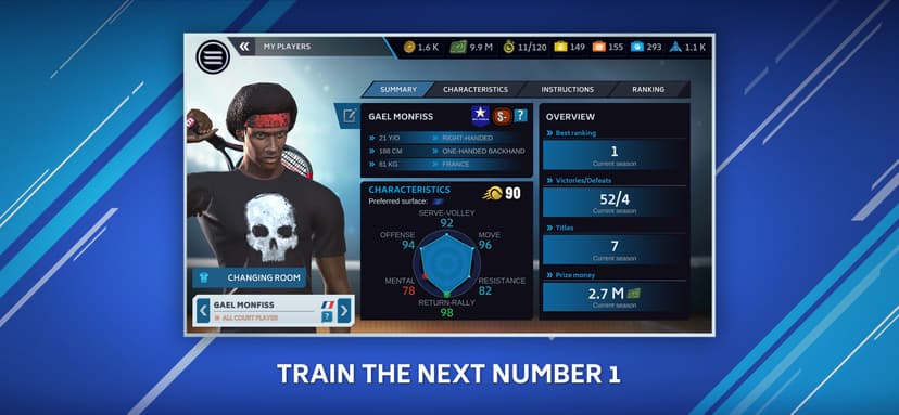 Tennis Manager Mobile screenshot 3 - screenshot