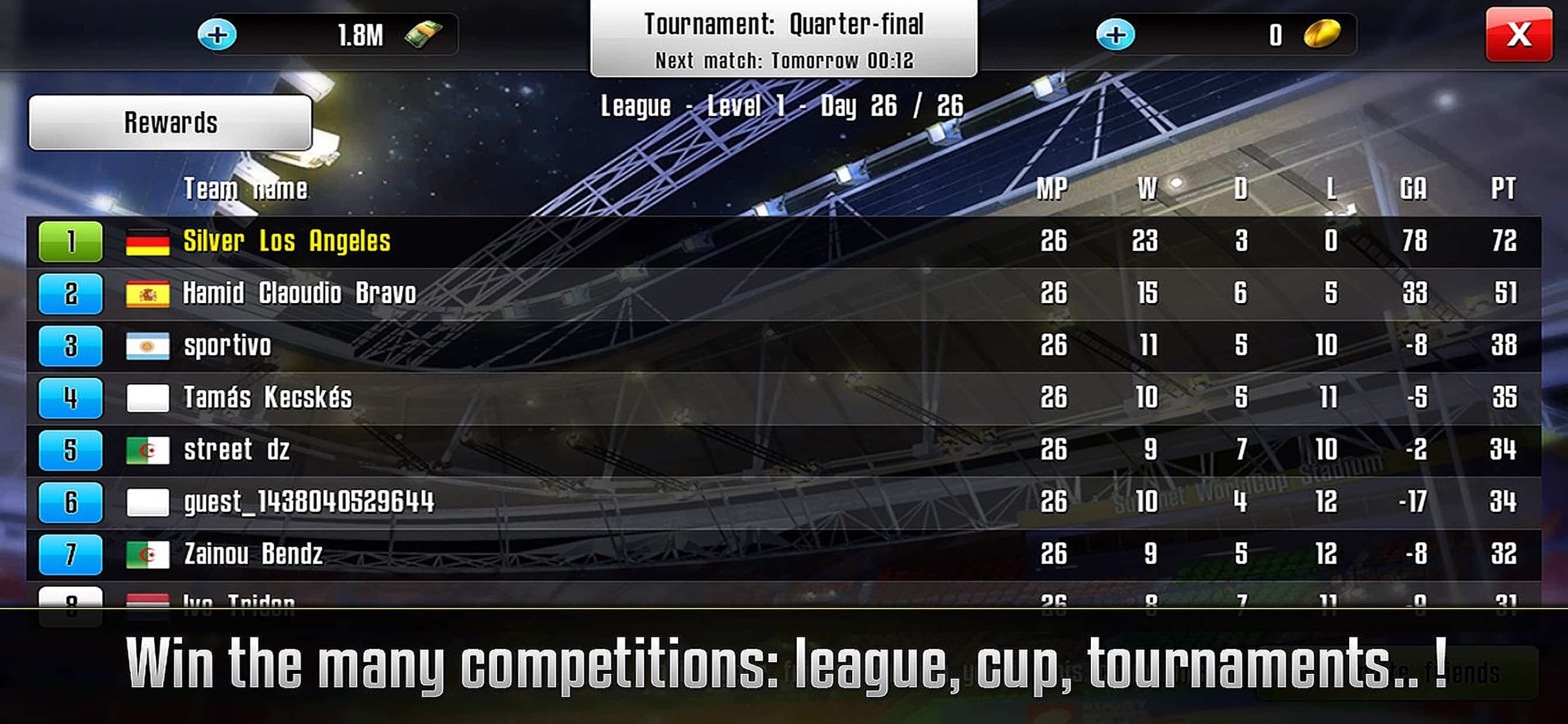 Rugby Manager : Be a manager screenshot 5 - screenshot