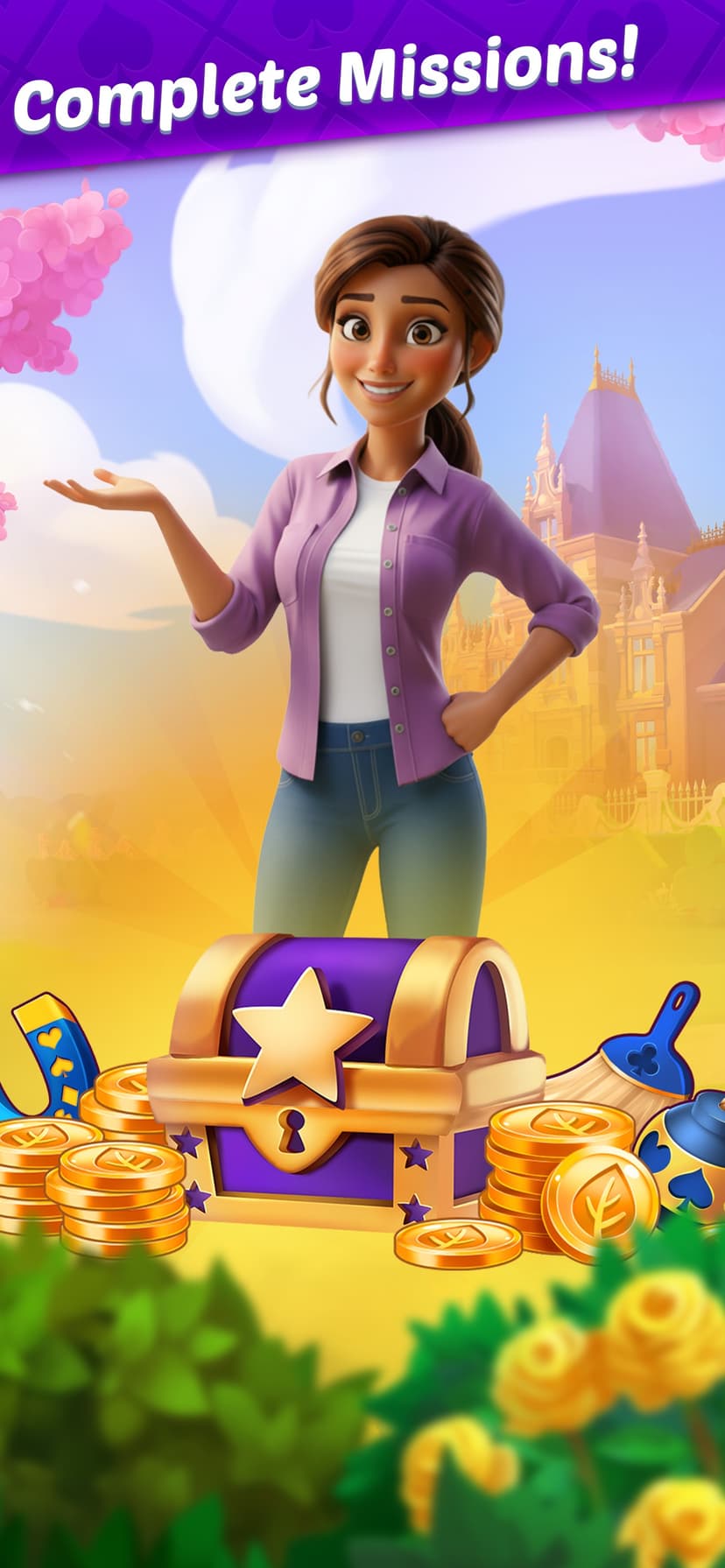 Solitaire Story: Ava's Manor screenshot 5 - screenshot