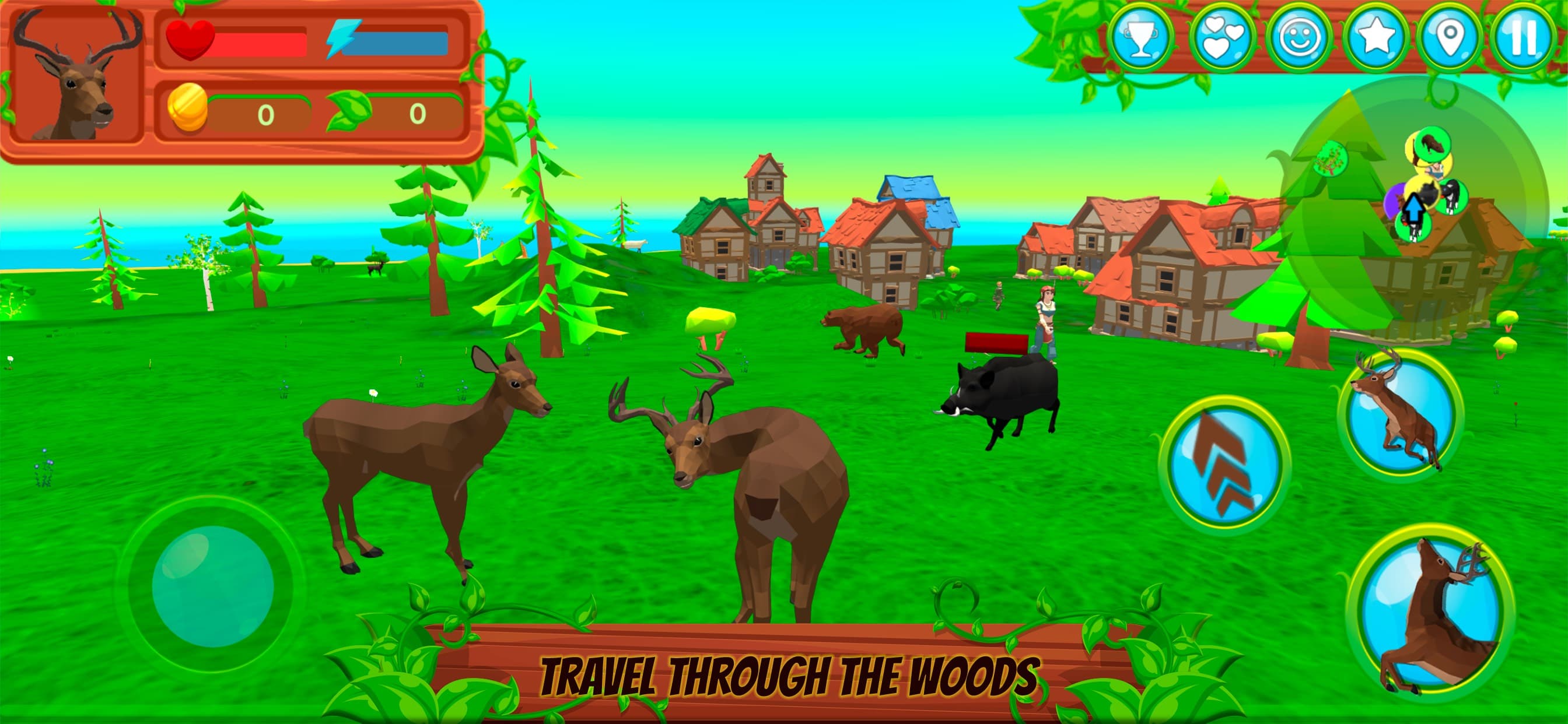 Deer Simulator - Animal Family screenshot 1 - screenshot