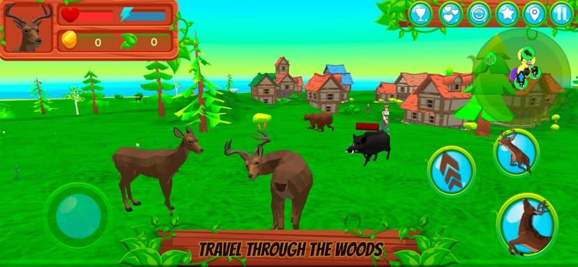 Deer Simulator - Animal Family screenshot 1 - screenshot
