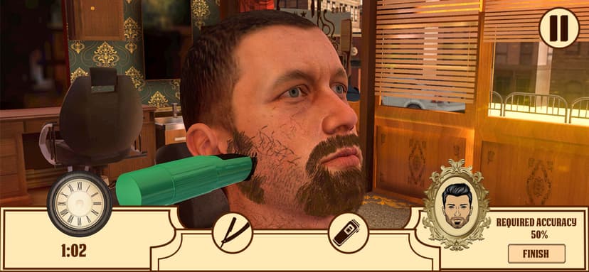 Barber Shop Hair Saloon Sim 3D screenshot 1 - screenshot