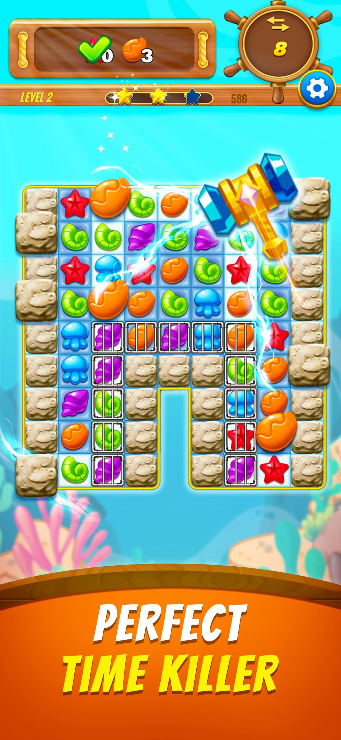 Marine Jewels – Match 3 Games screenshot 4 - screenshot