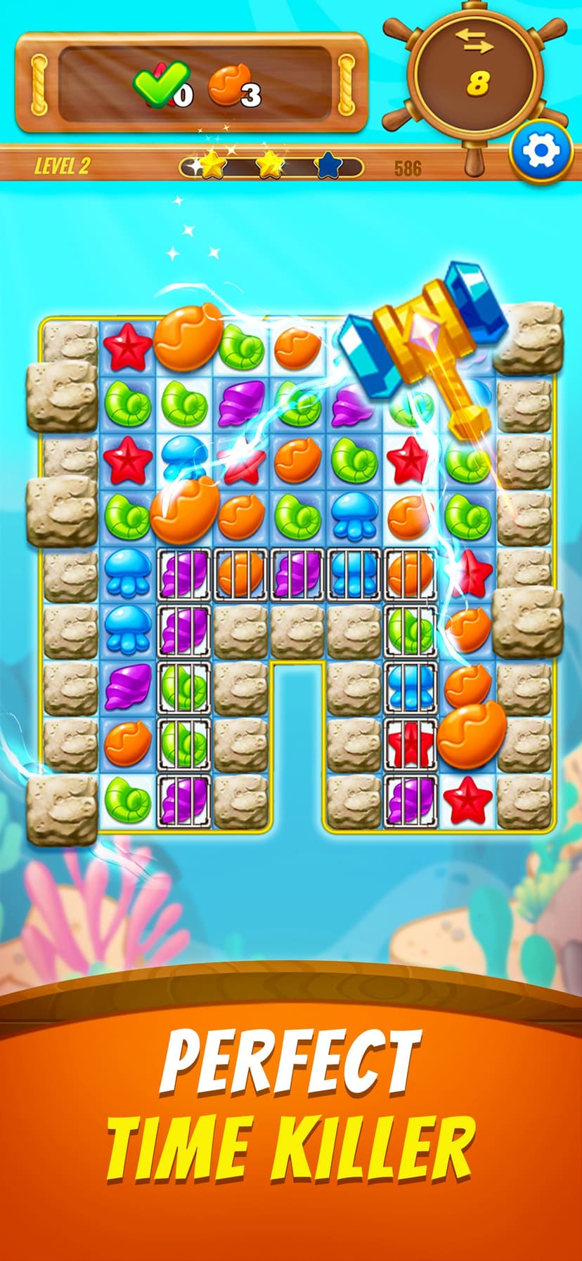 Marine Jewels – Match 3 Games screenshot 4 - screenshot