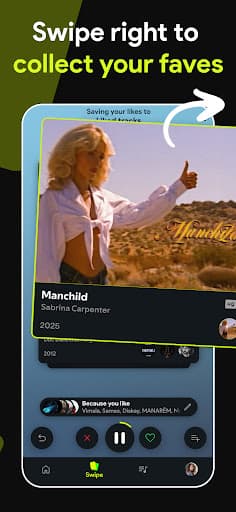 Swipefy: Find Music on Spotify screenshot 5 - screenshot